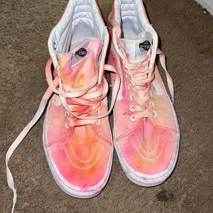 Tyedye High top vans